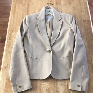 Cream colored blazer jacket